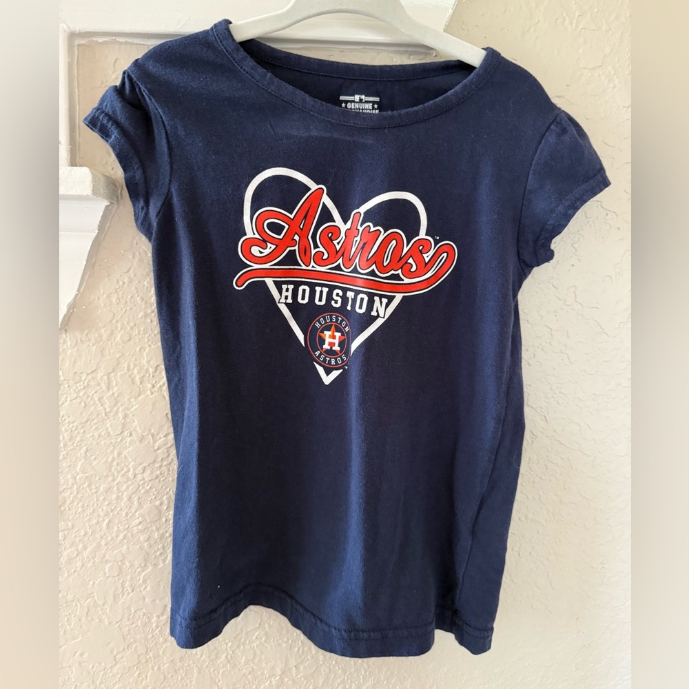 Genuine Merchandise Navy Astros Kids Tee